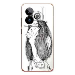 Чехол с печатью для Realme GT 7T - (Мода) (AlphaPrint)