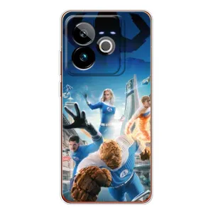 Чехол с принтом Фантастическая четверка для Realme GT 7T (Герои Фантастическая Четверка)