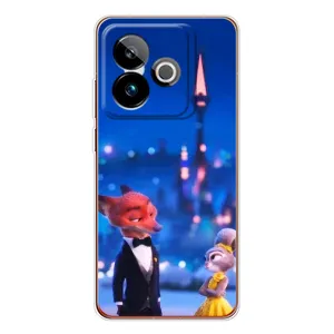 Чехол Зоотрополіс на Realme GT 7T (Романтический вечер Зверополис)