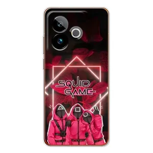 Чехол Гра в кальмара для Realme GT 7T (Охранники Игра кальмара)