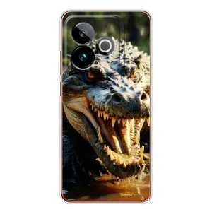 Чохол з картинкою 'Хижаки' для Realme GT 7T (Небезпечний крокодил)