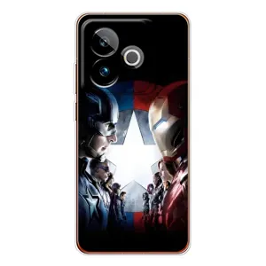 Чохли з героями Марвел Realme GT 7T (VPrint) (Марвел стайл)