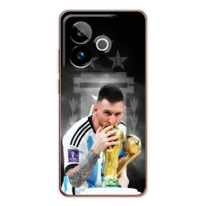 Чехлы для Realme GT 7T (Leo чемпион) (AlphaPrint) (Месси Чемпион)