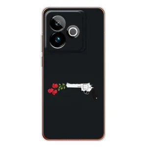 Чехлы (ART) Цветы на Realme GT 7T (VPrint) (Неожиданные цветы)