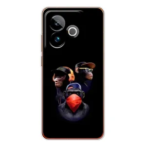 Чохол з Мавпами Realme GT 7T - (AlphaPrint) (Три мавпи)