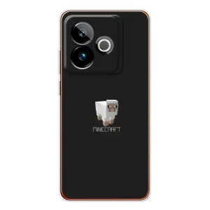 Чохол Майнкрафт на Realme GT 7T (AlphaPrint) Minecraft (Овечка Майнкрафт)