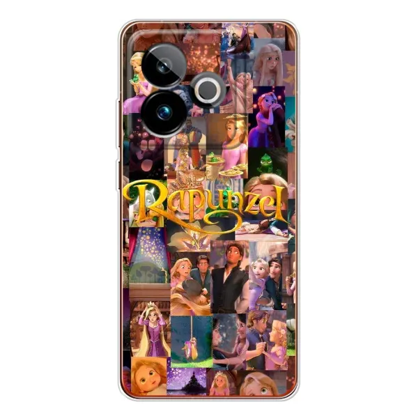 Чехол с принтом «Коллаж Рапунцель» для Realme GT 7T Чехол с принтом «Коллаж Рапунцель» для Realme GT 7T