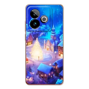 Різдвяні Чохли для Realme GT 7T (VPrint) (Різдвяне місто)