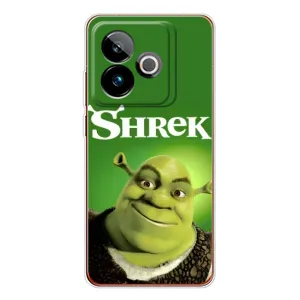 Чехол с мультфильмом Шрек на Realme GT 7T (Улыбающийся Шрек)