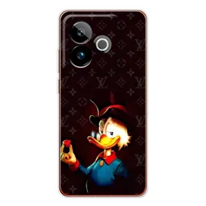 Чехлы для Realme GT 7T - Скрудж МакДак Louis Vuitton (PREMIUMPrint) (Скрудж с бриллиантом)