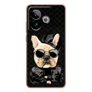 Чохли з крутими принтами для Realme GT 7T - (PREMIUMPrint) (Стильна собака)