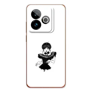 Чехлы Венсдей на Realme GT 7T Уэнсдей (AlphaPrint) (танец Уэнздей)