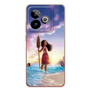 Чехол с мультфильмом Моана Realme GT 7T (Моана с веслом)