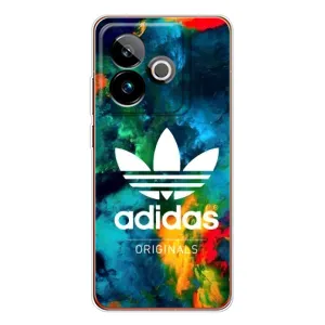 Чохли Адидас для Realme GT 7T (AlphaPrint) (Яскравий Адідас)
