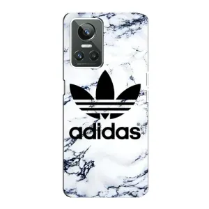 Чехлы Адидас для Realme GT Neo 3 (AlphaPrint) (Адидас на мраморе)
