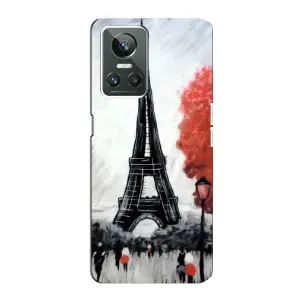 Чохол Ейфелева Вежа Realme GT Neo 3 - (AlphaPrint) (Вежа в Парижі)