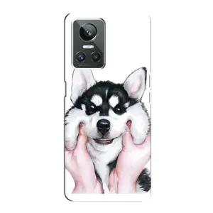 Чохли з собаками для Realme GT Neo 3 (VPrint) (Радісний Хаскі)