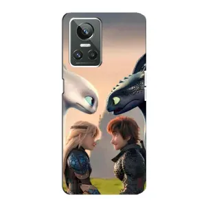 Чохол як приборкати дракона на Realme GT Neo 3 (Гикавка і Астрід)