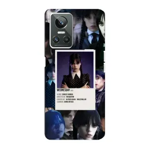 Чохли Венсдей на Realme GT Neo 3 Уенсдей (AlphaPrint) (колаж Венздей)