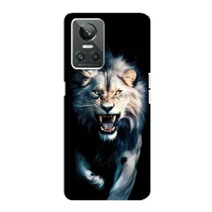 Чохол з картинкою 'Хижаки' для Realme GT Neo 3 (Лев у темряві)