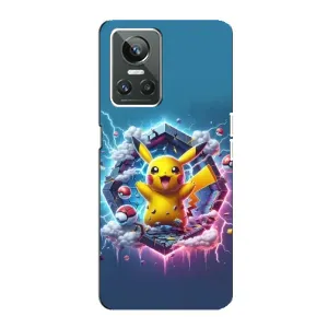 Чохол з Пікачу на Realme GT Neo 3 (Лого Пікачу)
