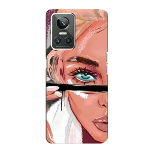 Чохол з друком для Realme GT Neo 3 - (Мода) (AlphaPrint) (Макіяж)