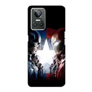 Чохли з героями Марвел Realme GT Neo 3 (VPrint) (Марвел стайл)