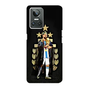 Чохли для Realme GT Neo 3 (Leo чемпіон) (AlphaPrint) (Мессі Король)