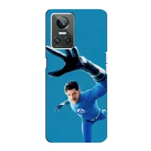 Чохол з принтом Фантастична четвірка для Realme GT Neo 3 (Містер Фантастік супергерой)