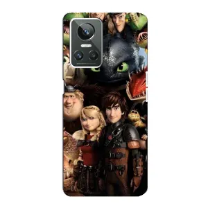 Чохол як приборкати дракона на Realme GT Neo 3 (Персонажі дракона)