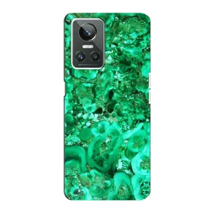 Мраморний чехол на Realme GT Neo 3 (VPrint) (Салатовий Мрамор)