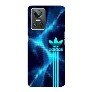 Чехлы Адидас для Realme GT Neo 3 (AlphaPrint) (Синий Адидас)