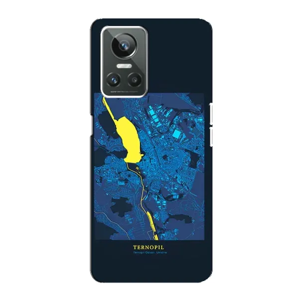 Чехол с принтом «Тернополь» для Realme GT Neo 3