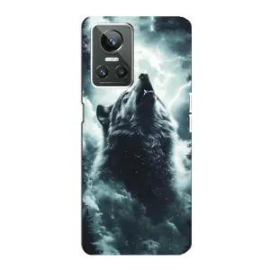 Чохол з картинкою 'Хижаки' для Realme GT Neo 3 (Вовк у хмарах)