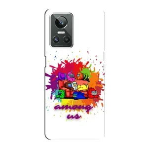 Чехол Амонг Ас для Realme GT Neo 3 (AlphaPrint) (Яркий АмонгАс)
