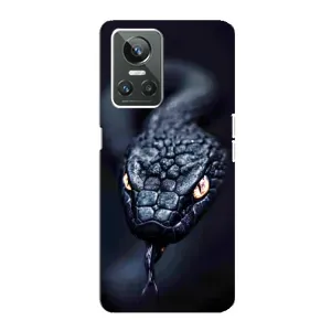 Чохол з картинкою 'Хижаки' для Realme GT Neo 3 (Чорна змія)