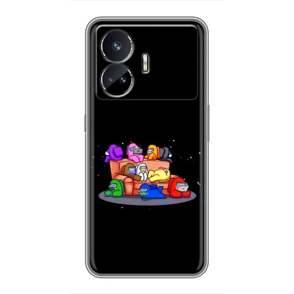 Чехол с принтом «Амонг-ас» для Realme GT Neo 5 Чехол с принтом «Амонг-ас» для Realme GT Neo 5