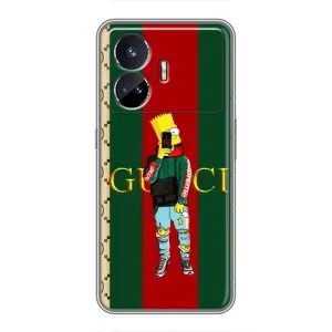 Бренднові Чохли для Realme GT Neo 5 - (PREMIUMPrint) (Барт ГУЧЧІ)