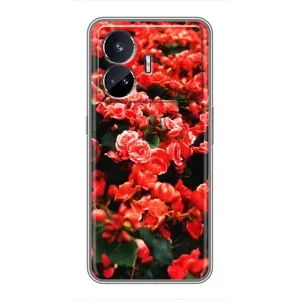 Чохли з квітами для Realme GT Neo 5 (VPrint) (Квіти червоні)