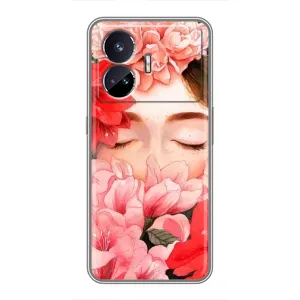 Чехлы (ART) Цветы на Realme GT Neo 5 (VPrint) (Очі в квітах)