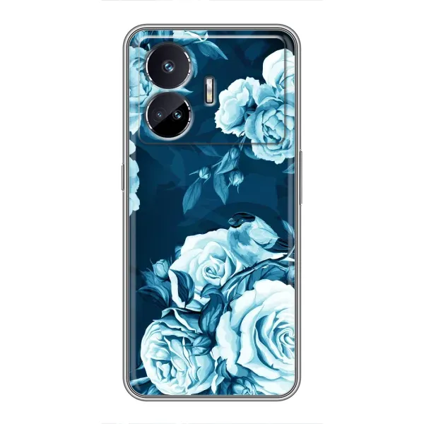 Чехол с принтом «Голубые Бутоны» для Realme GT Neo 5