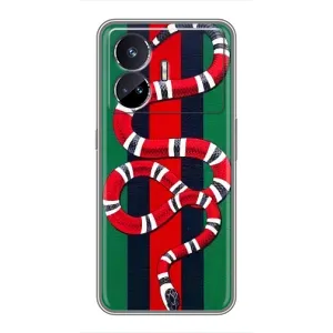 Чехлы ГУЧЧИ для Реалми ДжТ Нео 5 (AlphaPrint) (Gucci змия)