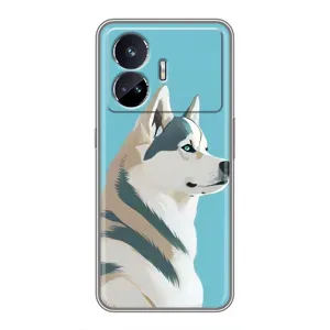 Чохол з Хаскі Realme GT Neo 5 - (AlphaPrint) (Хаскі арт)