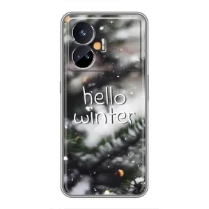 Новорічні, Святкові Чохли для Realme GT Neo 5 - 2024 год (Hello winter)