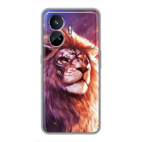 Чехол с принтом «Красочный Лев» для Realme GT Neo 5