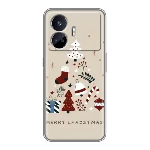 Різдвяні, Святкові Чохли для РілМі ДжіТ Нео 5 (Merry Christmas)