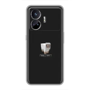 Чохол Майнкрафт на Realme GT Neo 5 (AlphaPrint) Minecraft (Овечка Майнкрафт)