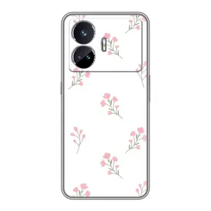 Чохол з розовим принтом для Realme GT Neo 5 (Рожеві квіти)