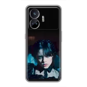 Чохли Венсдей на Realme GT Neo 5 Уенсдей (AlphaPrint) (погляд Венздей)