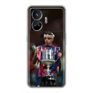 Чохол з футболістом Ламін Ямаль Realme GT Neo 5 (Ямаль з кубком)